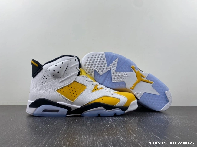 Official Maikesneakers Yellow Jordan 6 Air Ochre CT8529-170 0714
